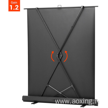 Portable Floor Rising Projection Mobile HD Screen